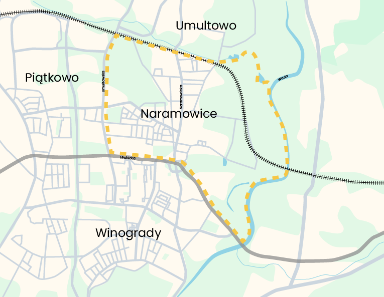 mapka naramowice